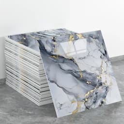 10-50PCS Imitation Marble 3D Ceramic Tile Wall Renovation Decoration Sticker Waterproof Self-adhesive Homeelf-adhesive Wallpaper