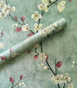 1/3/5/10m Floral Grey Peel and Stick Wallpaper Flower Self Adhesive Waterproof Removable Contact Paper Furniture Table Decor