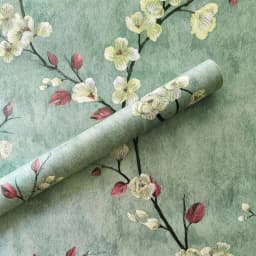 1/3/5/10m Floral Grey Peel and Stick Wallpaper Flower Self Adhesive Waterproof Removable Contact Paper Furniture Table Decor