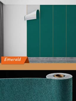 50cmX2.8M/10M 3D Self-Adhesive Insulation Wallpaper Waterproof Moisture-Proof Soundproof Panel Ceiling TV Background Decoration