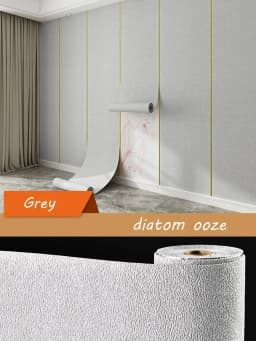 50cmX2.8M/10M 3D Self-Adhesive Insulation Wallpaper Waterproof Moisture-Proof Soundproof Panel Ceiling TV Background Decoration