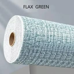50cmX2.8/10m Linen 3D Foam Self-adhesive PVC Solid Color Thickened Waterproof Background Wall Renovation Wallpaper Wall Stickers