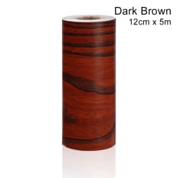 Self-adhesive PVC Wallpaper Waterproof Wood Living Room Skirting Line Vinyl Decals Baseboard Wall Border Corner Stickers