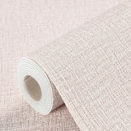 3D Linen Thickened Wallpaper Self-Adhesive PVC Waterproof Wall Sticker Home Decor Living Room Bedroom Bathroom Decoration
