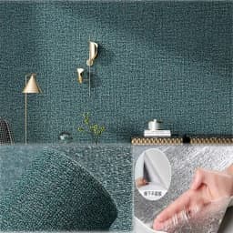 3D Linen Thickened Wallpaper Self-Adhesive PVC Waterproof Wall Sticker Home Decor Living Room Bedroom Bathroom Decoration