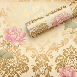 Home Decor Retro Floral Wallpaper Renovation of Bedroom and Living Room Decorative Walls
