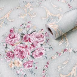 Home Decor Retro Floral Wallpaper Renovation of Bedroom and Living Room Decorative Walls