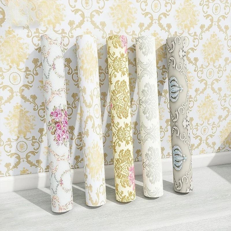 Home Decor Retro Floral Wallpaper Renovation of Bedroom and Living Room Decorative Walls