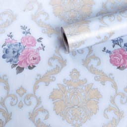 Home Decor Retro Floral Wallpaper Renovation of Bedroom and Living Room Decorative Walls