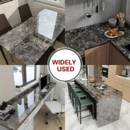 Marble Pattern Wallpaper, Self Adhesive Wall Sticker, Waterproof & Oil-proof Wall Decal, Wall Decor for Home Kitchen Living Room
