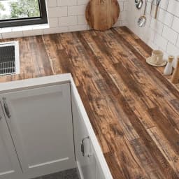Retro Wood Grain Self-adhesive Wallpaper Background Wall and Door Stickers Furniture Color Change Moisture-proof PVC Wallpaper