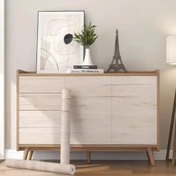 40CM Roll Material Wood Grain Self-adhesive Wallpaper Floor Sticker Background Wall Decoration Bedroom Kitchen Waterproof