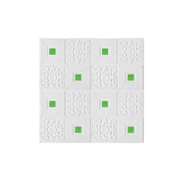 10Pcs 70x70cm Big Size Ceiling Wallpaper 3D Brick Waterproof Wall Stickers Foam Self-Adchive Wall Decoration