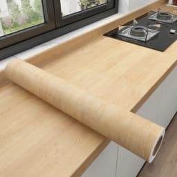 PVC Self Adhesive Waterproof Wallpaper Wall in Roll Furniture Cabinets Vinyl Decorative Film Wood Grain Stickers For Home Decor