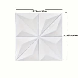 35*35cm 3d Room Decor Warm Decoration Self-adhesive Wall Stickers Ceiling Background Foam Waterproof Anti-collision Wallpaper