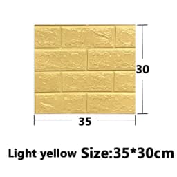 5-30pcs Self-adhesive 35cm*30cm Wallpaper Peel and Stick Wallpaper Decoration for Bedroom Brick Pattern Pvc DIY
