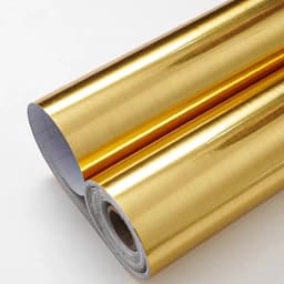40cm Self-Adhesive Golden Stainless Brushed Contact Paper, Peel Stick Wallpaper, Removable Wall Decals For RefrigeratorFurniture