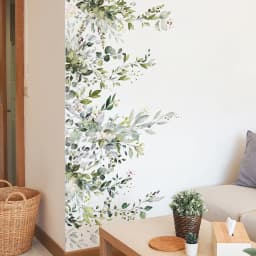 Watercolor Vines Wall Stickers Removable Self-Adhesive Vinyl Decals For Home Decor Greenery Art Nursery Or Bedroom Decoration