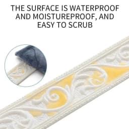 Self-Adhesive Waistline Skirting Line Decor Strip Wall Stickers Border DIY Room Decor Home Waterproof Baseboard Wallpaper Stick