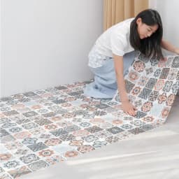 40cm European Style Oil Proof Kitchen Furnitur Wall Stickers Self Adhesive PVC Bathroom Tile Waterproof Cabinet Wallpaper
