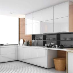 PVC Pearl Film Waterproof Wallpaper Self-adhesive Black/White High Gloss Wardrobe Kitchen Furniture Wall Stickers for Room Decor