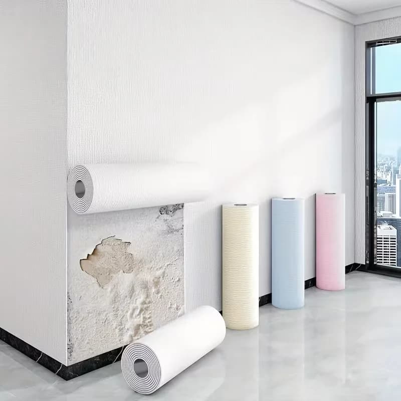 3D Foam Wall Stickers Self Adhesive Waterproof Thickened Wallpaper Panels for Living Room Bedroom Bathroom Kitchen Home Decor