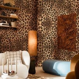 Leopard Print Self-adhesive Wallpaper for Home Decoration Dining Room Living Room Bedroom TV Background Wall PVC Sticker