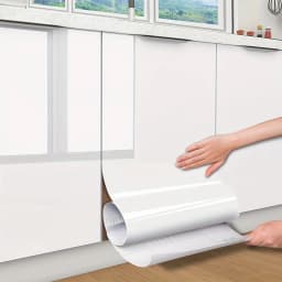 Marble Self-Adhesive Film - Water/Oil Resistant PVC Wallpaper for Kitchen Backsplash & Countertops - Peel & Stick