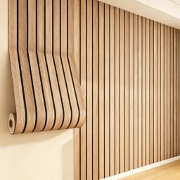 40cmx3m Brown Stripe Pattern Wall Sticker Peel&Stick Waterproof Stain Resistant Wallpaper Home Living Room Ceiling Wall Decor