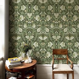 Green Boho Floral Peel And Stick Wallpaper Waterproof Symmetrical Flower Self Adhesive Wall Decor Removable PVC Cabinet Sticker