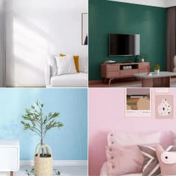 3D Self-Adhesive Linen Wallpaper Continuous Waterproof Wall Stickers Living Room Bedroom Kitchen Cabinet Waterproof Wall Sticker