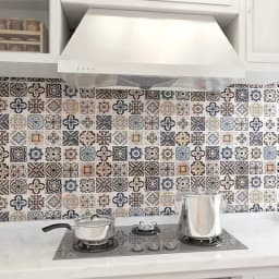 PVC Waterproof Wall Stickers 40cm Bathroom Self Adhesive Wallpaper Kitchen Oil-proof Cabinet Renovation European Style 3D Home