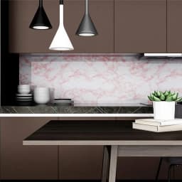 Waterproof Blue Marble Peel & Stick Wallpaper Vinyl Contact Paper for Kitchen Countertops, Bathroom Walls & Living Room Decor