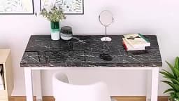 40cm Marble Self-adhesive Wallpaper Bathroom Kitchen Cabinet Countertop Contact Paper PVC Waterproof Wall Stickers