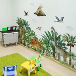 Large Cartoon Dinosaur Wall Stickers - Removable Peel & Stick For Kids Room Bedroom DIY Home Decor Wall Art Decals