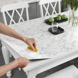 PVC marble self-adhesive wallpaper suitable for restaurant kitchen living room background wall waterproof and oil-proof sticker
