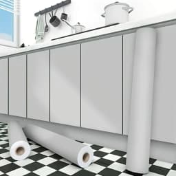 60cmPeel and Stick Vinyl Wallpaper Matte Black Gray White Removable Thick Contact Paper for Walls Kitchens Countertops Cabinets