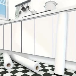 60cmPeel and Stick Vinyl Wallpaper Matte Black Gray White Removable Thick Contact Paper for Walls Kitchens Countertops Cabinets