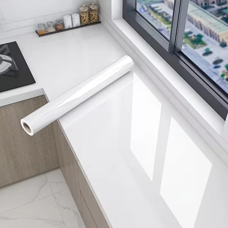 Pearlescent PVC Wall Sticker Wallpaper Waterproof Self Adhesive DIY Film For Kitchen Cabinet Wardrobe Household Furniture Decor