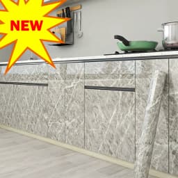 Marble PVC Wallpaper Waterproof Oilproof Resistant Self Adhesive Wall Stickers DIY Renovation Kitchen Countertop Cabinet Decor