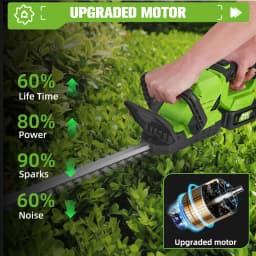 ONEGREEN 2000W Cordless Electric Hedge Trimmer 25000RPM Multifunctional Lawn Garden Pruning Power Tools For Makita Battery Pin