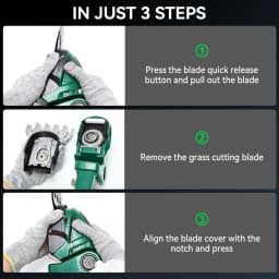 20000RPM 2 IN 1 Cordless Electric Hedge Trimmer Rechargeable Handheld Household Shrub Weeding Pruning Mower Garden Tools