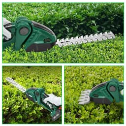 20000RPM 2 IN 1 Cordless Electric Hedge Trimmer Rechargeable Handheld Household Shrub Weeding Pruning Mower Garden Tools
