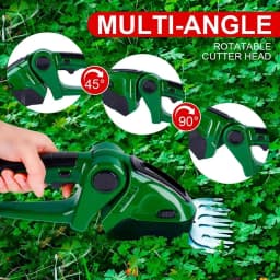 20000RPM Electric Brushless Trimmer Handheld 2 IN 1 Cordless Electric Hedge Trimmer for Makita 18V Battery Home Gardening Tools