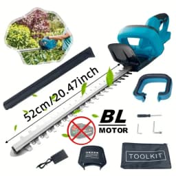 2800W Brushless Electric Hedge Trimmer Cordless Trimmer Pruning Saw Lawn Mower Garden Tools For Makita 18V Battery pins