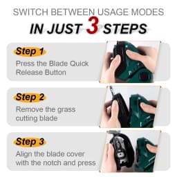 2 in 1 Electric Hedge Trimmer 20000rpm Household Lawn Mower Garden Bush Scissors Grass Scissors Power Tool for Makita Battery