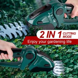 2 in 1 Electric Hedge Trimmer 20000rpm Household Lawn Mower Garden Bush Scissors Grass Scissors Power Tool for Makita Battery