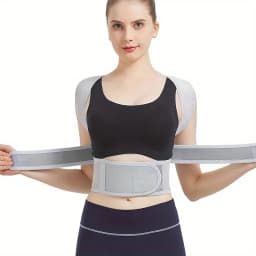 Universal posture belt for men and women - comfortable and fitting back support, elastic with back support