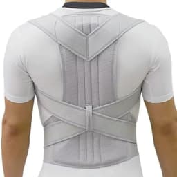 Universal posture belt for men and women - comfortable and fitting back support, elastic with back support