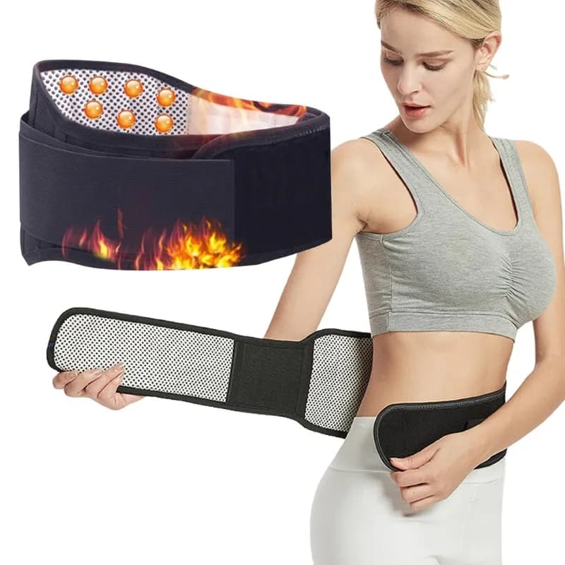 1pc Self Heating Back Brace for Lower Lumbar Support, Adjustable & Breathable Waist Belt for Pain Relief, Men & Women
